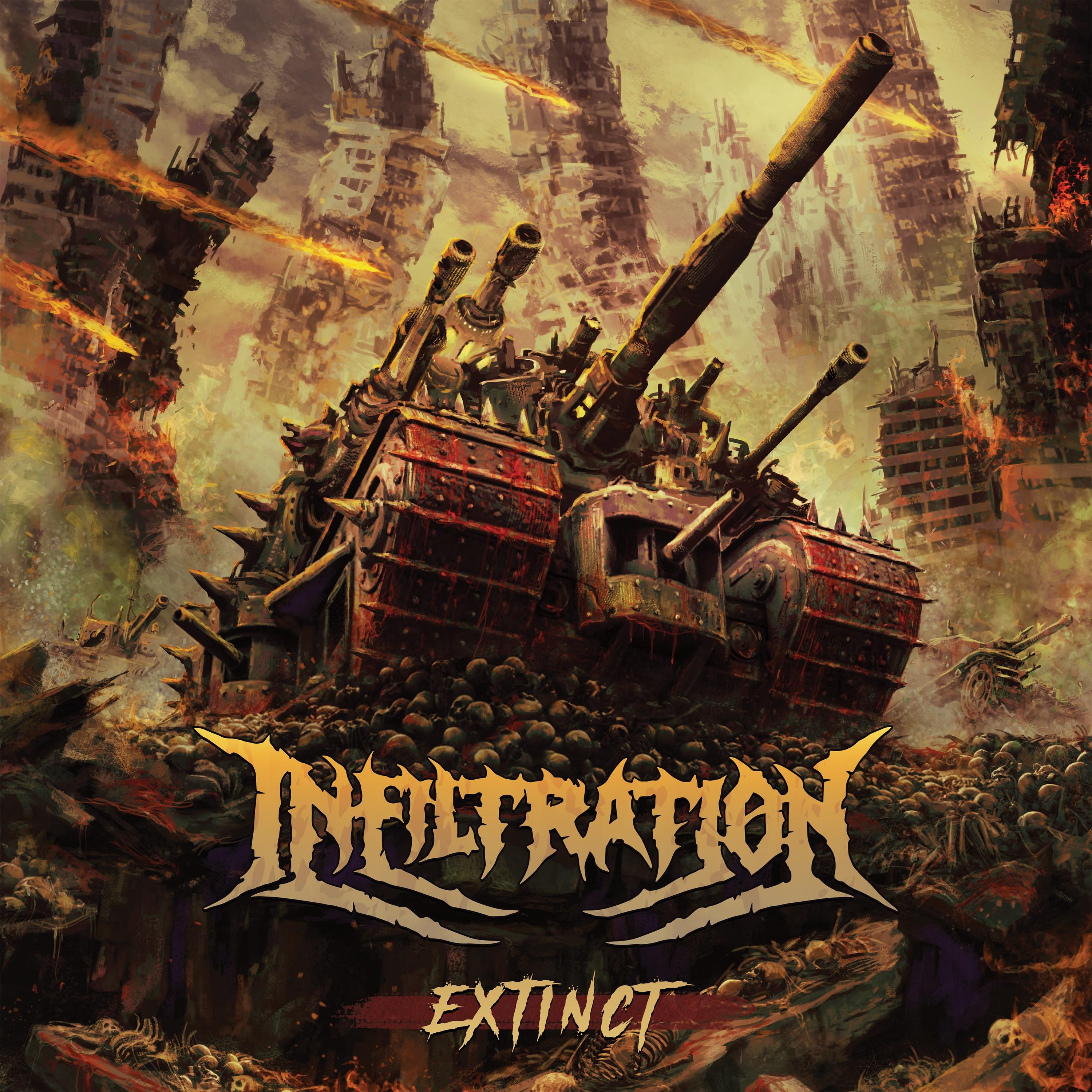 Infiltration - Extinct (2022, Technical Death Metal) - Скачать бесплатно  через торрент - Метал Трекер